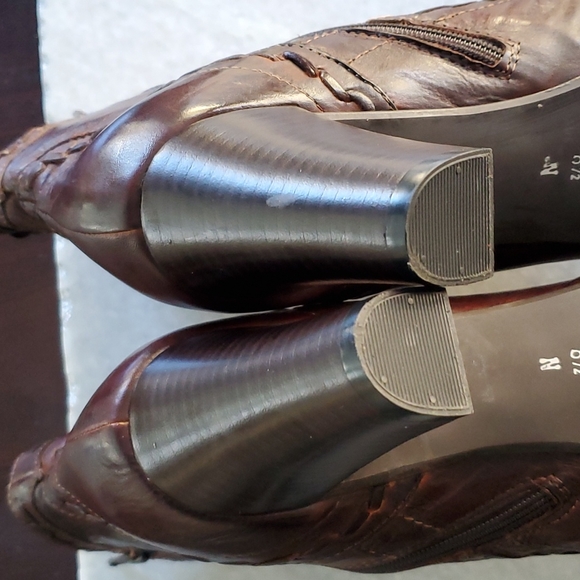 BEAUTIFUL SESTO MEUCCI LEATHER BOOTS - Picture 6 of 8